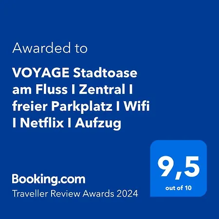 Apartman Voyage Stadtoase Am Fluss I Zentral I Freier Parkplatz I Wifi I Netflix I Aufzug Kempten